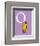 O is for Owl (purple)-Theodor (Dr. Seuss) Geisel-Framed Art Print