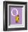 O is for Owl (purple)-Theodor (Dr. Seuss) Geisel-Framed Art Print