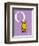 O is for Owl (purple)-Theodor (Dr. Seuss) Geisel-Framed Art Print