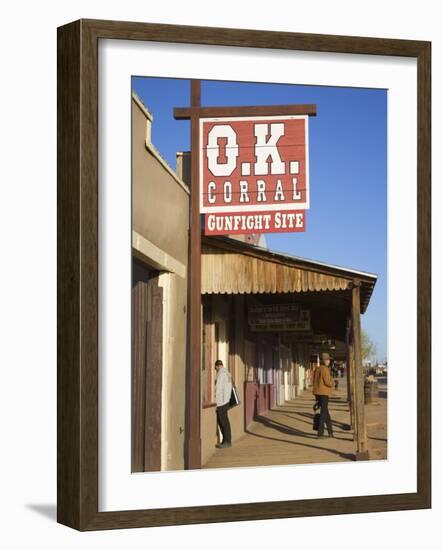 O.K. Corral, Tombstone, Cochise County, Arizona, United States of America, North America-Richard Cummins-Framed Photographic Print