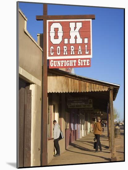 O.K. Corral, Tombstone, Cochise County, Arizona, United States of America, North America-Richard Cummins-Mounted Photographic Print