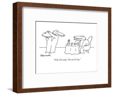 O K I M Ready You Can Let It Go New Yorker Cartoon Premium Giclee Print Charles Barsotti Art Com