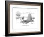 "O.K., Peter, time to go." - New Yorker Cartoon-Jason Patterson-Framed Premium Giclee Print