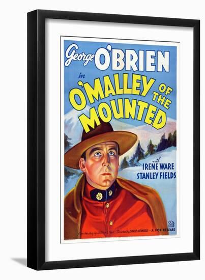 O'Malley of the Mounted, George O'Brien, 1936-null-Framed Art Print