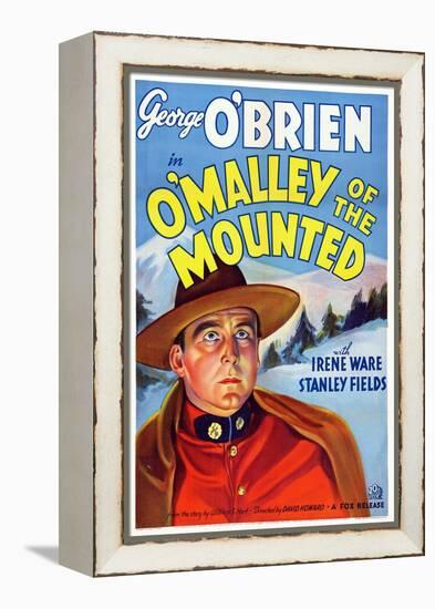 O'Malley of the Mounted, George O'Brien, 1936-null-Framed Stretched Canvas