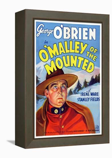 O'Malley of the Mounted, George O'Brien, 1936-null-Framed Stretched Canvas