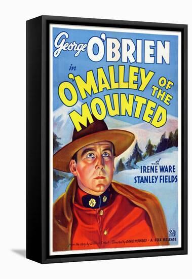 O'Malley of the Mounted, George O'Brien, 1936-null-Framed Stretched Canvas