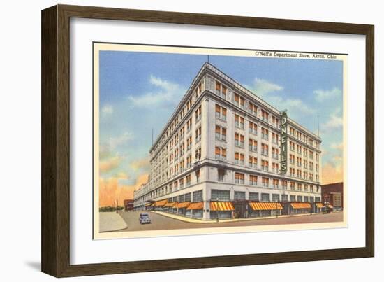 O'Neil's Department Store, Akron, Ohio-null-Framed Art Print