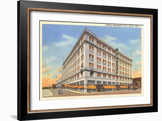 O'Neil's Department Store, Akron, Ohio-null-Framed Art Print