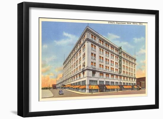 O'Neil's Department Store, Akron, Ohio-null-Framed Art Print