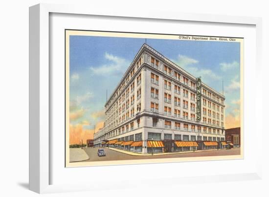 O'Neil's Department Store, Akron, Ohio-null-Framed Art Print