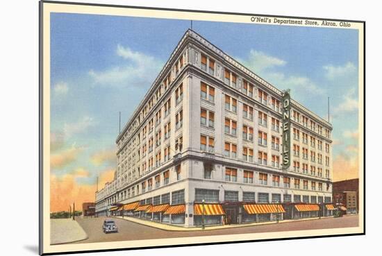 O'Neil's Department Store, Akron, Ohio-null-Mounted Art Print