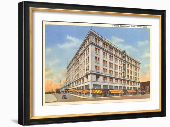 O'Neil's Department Store, Akron, Ohio-null-Framed Art Print