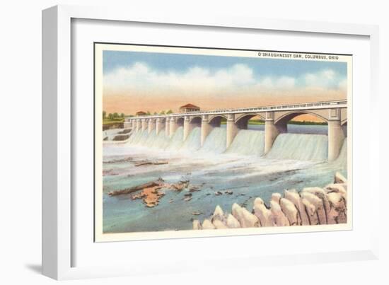 O'Shaughnessy Dam, Columbus, Ohio-null-Framed Art Print