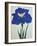 O-Sho-Kun Book of a Blue Iris-Stapleton Collection-Framed Giclee Print