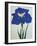 O-Sho-Kun Book of a Blue Iris-Stapleton Collection-Framed Giclee Print