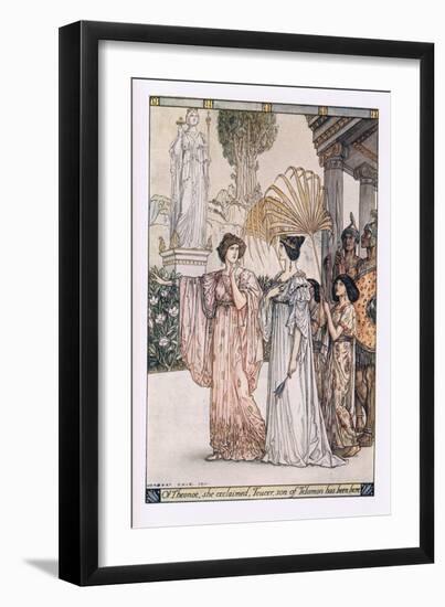 O! Theoroe, She Exclaimed, Teucer Son of Telemon Has Been Here-Herbert Cole-Framed Giclee Print