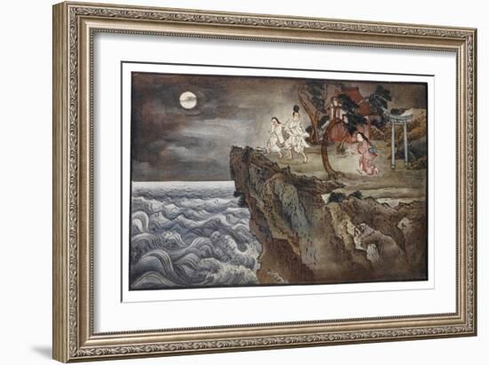 O Tokoyo Sees a Virgin About to be Sacrificed to a Sea- Monster-R. Gordon Smith-Framed Art Print