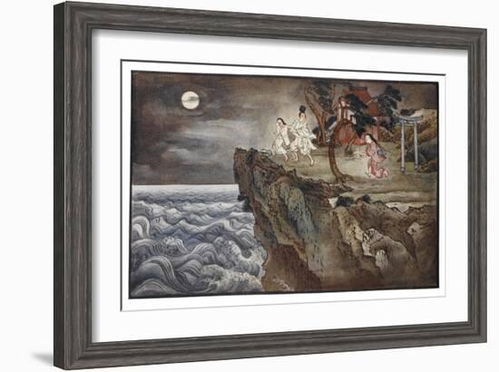 O Tokoyo Sees a Virgin About to be Sacrificed to a Sea- Monster-R. Gordon Smith-Framed Art Print
