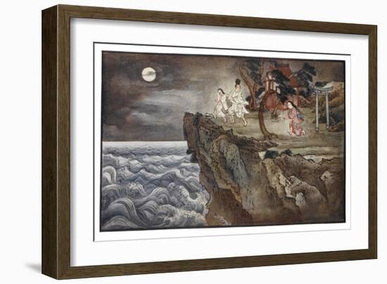 O Tokoyo Sees a Virgin About to be Sacrificed to a Sea- Monster-R. Gordon Smith-Framed Art Print