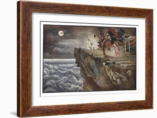 O Tokoyo Sees a Virgin About to be Sacrificed to a Sea- Monster-R. Gordon Smith-Framed Art Print