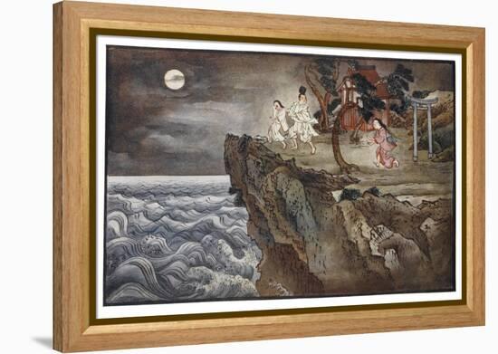 O Tokoyo Sees a Virgin About to be Sacrificed to a Sea- Monster-R. Gordon Smith-Framed Stretched Canvas