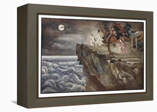 O Tokoyo Sees a Virgin About to be Sacrificed to a Sea- Monster-R. Gordon Smith-Framed Stretched Canvas