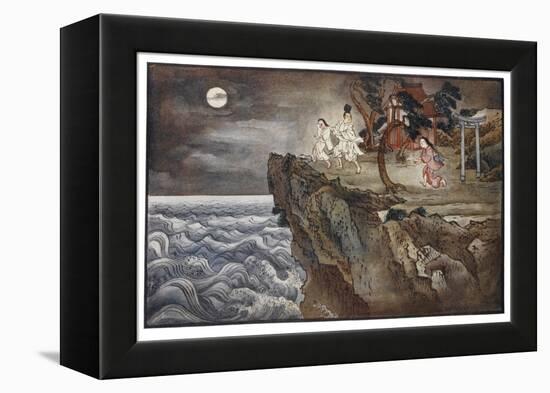 O Tokoyo Sees a Virgin About to be Sacrificed to a Sea- Monster-R. Gordon Smith-Framed Stretched Canvas