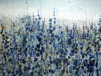 Blue Hollyhock-O'Toole O'Toole-Framed Premier Image Canvas