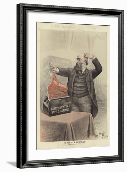 "O! What a Surprise!"-Tom Merry-Framed Giclee Print
