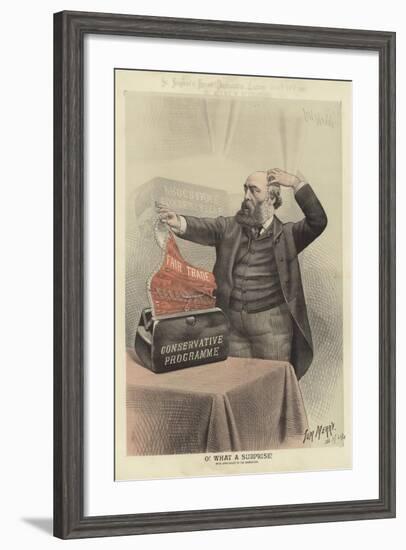 "O! What a Surprise!"-Tom Merry-Framed Giclee Print