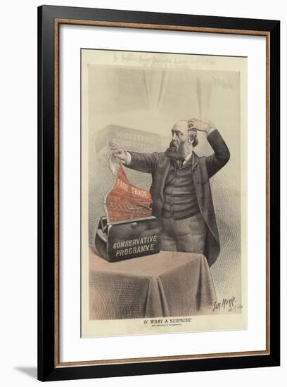 "O! What a Surprise!"-Tom Merry-Framed Giclee Print