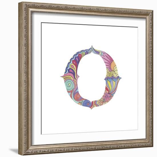 O-Green Girl-Framed Giclee Print