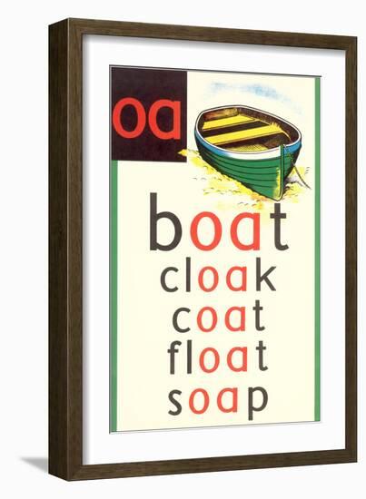 OA in Boat-null-Framed Premium Giclee Print