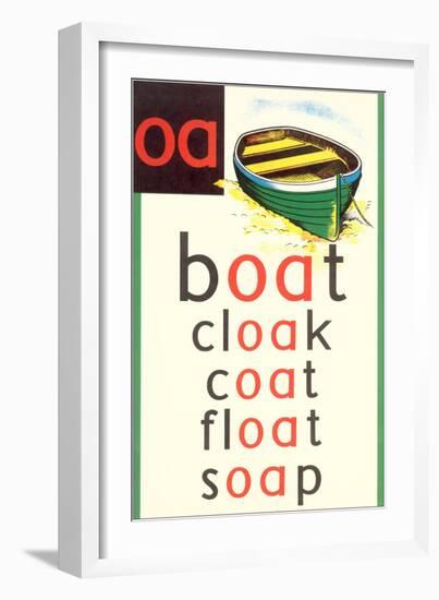 OA in Boat-null-Framed Premium Giclee Print