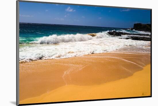 Oahu Shore Waves-Bill Carson Photography-Mounted Photographic Print