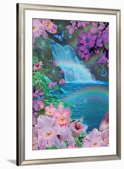 Oahu Waterfall Day-Alixandra Mullins-Framed Art Print