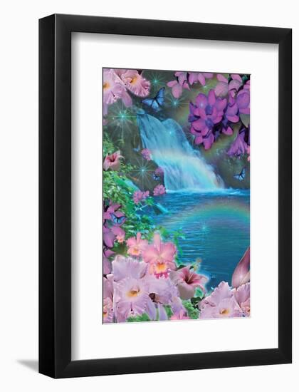 Oahu Waterfall Day-Alixandra Mullins-Framed Art Print