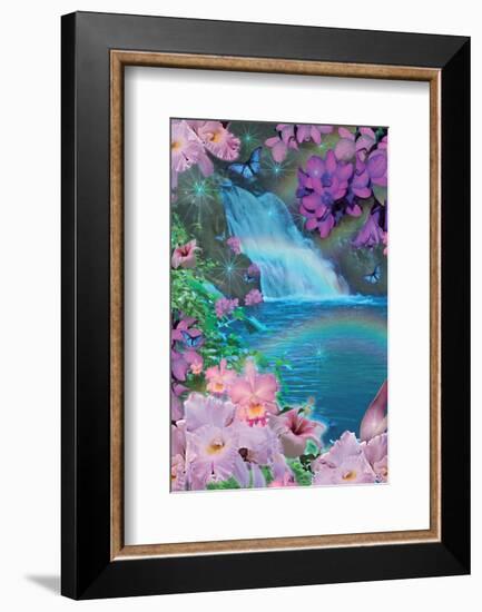Oahu Waterfall Day-Alixandra Mullins-Framed Art Print