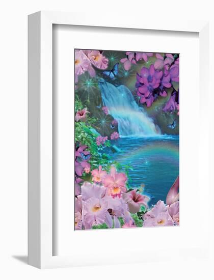 Oahu Waterfall Day-Alixandra Mullins-Framed Art Print