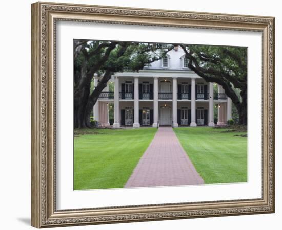 Oak Alley Plantation, Vacherie, St. James Parish, Louisiana, USA-Rob Tilley-Framed Photographic Print