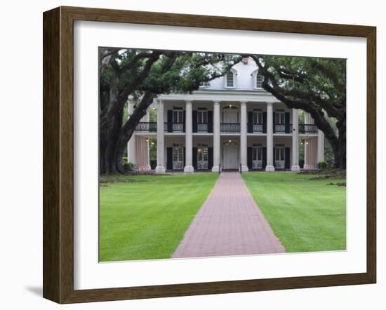 Oak Alley Plantation, Vacherie, St. James Parish, Louisiana, USA-Rob Tilley-Framed Photographic Print