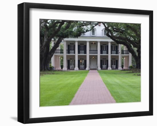 Oak Alley Plantation, Vacherie, St. James Parish, Louisiana, USA-Rob Tilley-Framed Photographic Print