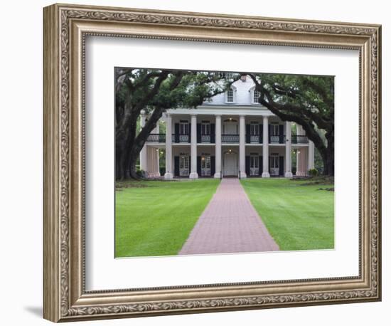 Oak Alley Plantation, Vacherie, St. James Parish, Louisiana, USA-Rob Tilley-Framed Photographic Print