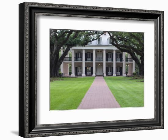 Oak Alley Plantation, Vacherie, St. James Parish, Louisiana, USA-Rob Tilley-Framed Photographic Print