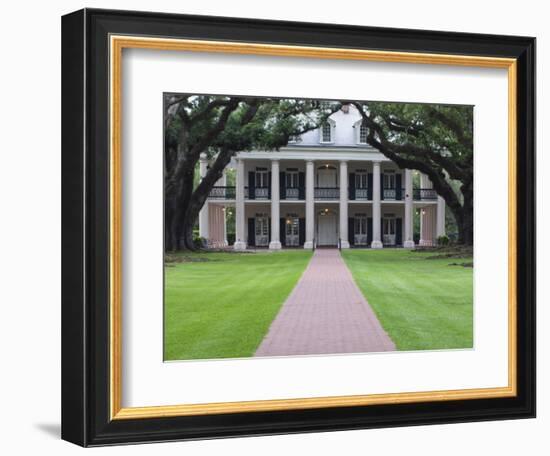 Oak Alley Plantation, Vacherie, St. James Parish, Louisiana, USA-Rob Tilley-Framed Photographic Print