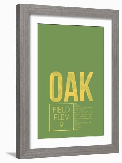 OAK ATC-08 Left-Framed Giclee Print