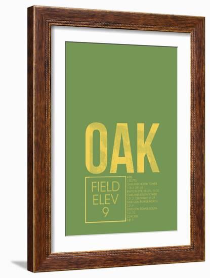 OAK ATC-08 Left-Framed Giclee Print