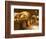 Oak Barrels in Cellar at Domaine Comte Senard, Aloxe-Corton, Bourgogne, France-Per Karlsson-Framed Photographic Print