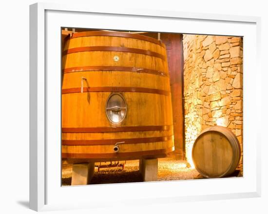 Oak Barrels, Juanico Winery, Uruguay-Stuart Westmoreland-Framed Photographic Print